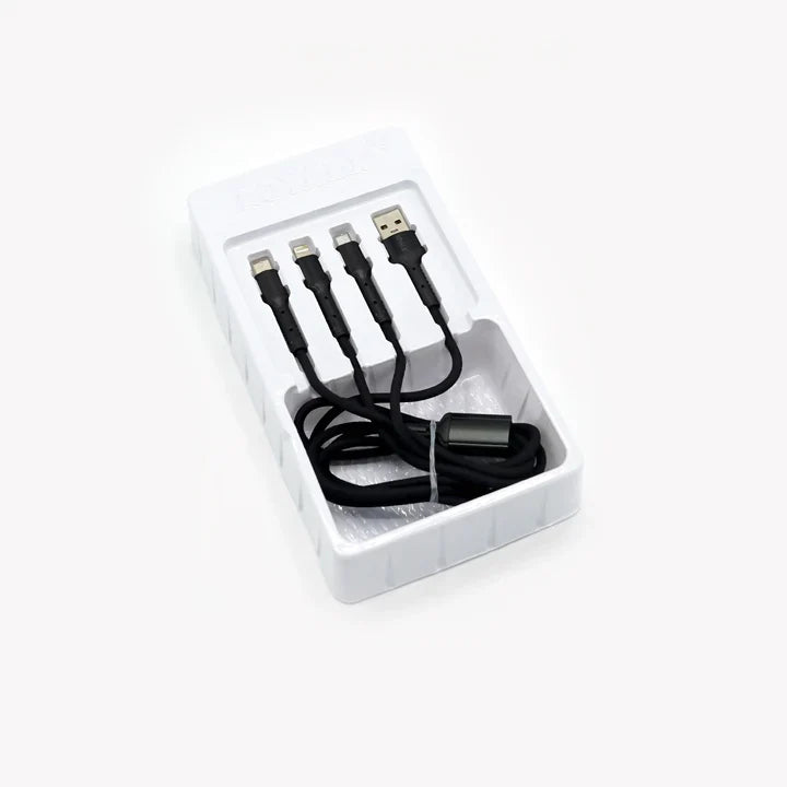 RC-555 Metal 3-in-1 Cable | 66W Fast Charging