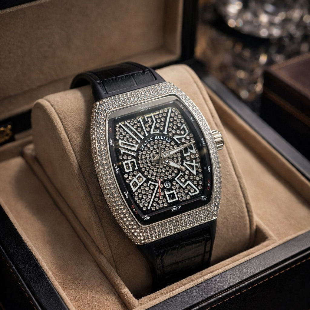 Royal Ice Luxe Crystal Watch – Premium Diamond-Style Statement Timepiece